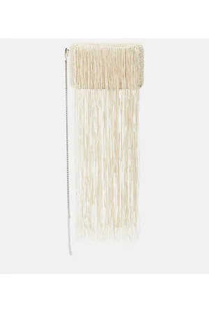 MAGDA BUTRYM Leila fringe-trimmed crochet clutch