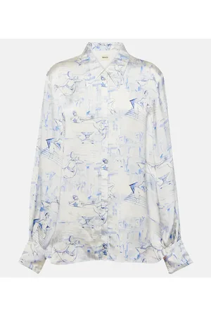 Khaite Minta printed shirt