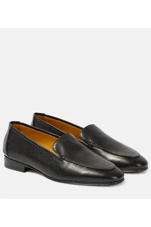 The Row Adam leather loafers
