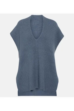 Joseph Ribbed-knit cashmere top