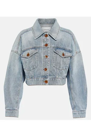 ZIMMERMANN Raie cropped denim jacket
