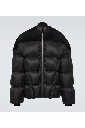Rick Owens Flight shearling-trimmed down jacket
