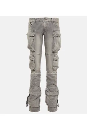 The Attico Essie denim cargo pants