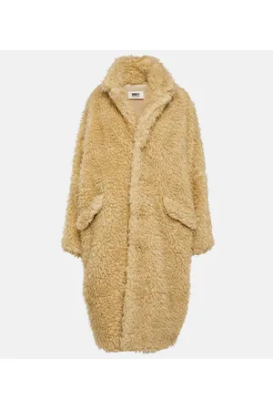 Maison Margiela Oversized faux fur coat
