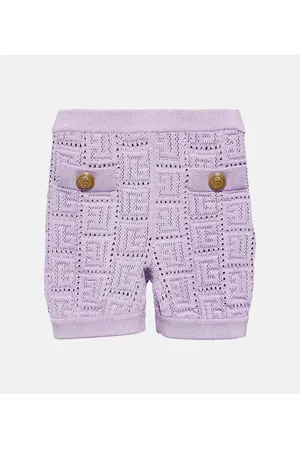 Balmain Monogram knit shorts