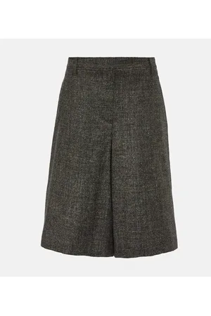 Brunello Cucinelli Wool-blend bermuda shorts