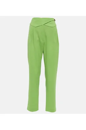 Blazé Milano BlazÃ© Milano High-rise straight virgin wool pants