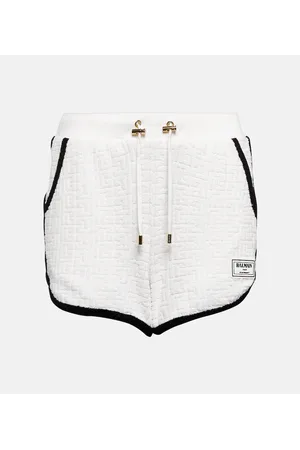 Balmain Monogram cotton-blend shorts
