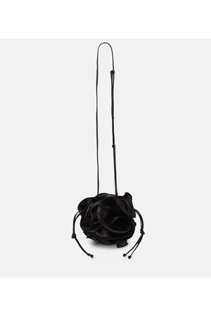 MAGDA BUTRYM Ruched satin shoulder bag