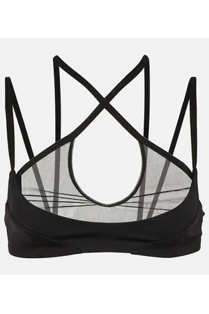 The Attico Crossed straps bra