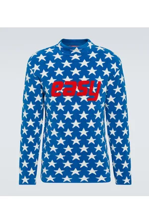 ERL Printed cotton-blend sweater
