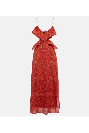 SIR Allegra floral ramie maxi dress