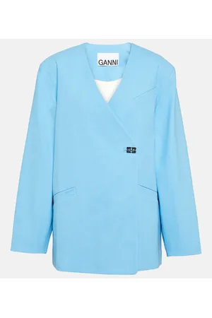 Ganni Cotton blazer