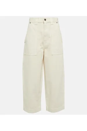 Khaite Hewey high-rise wide-leg jeans