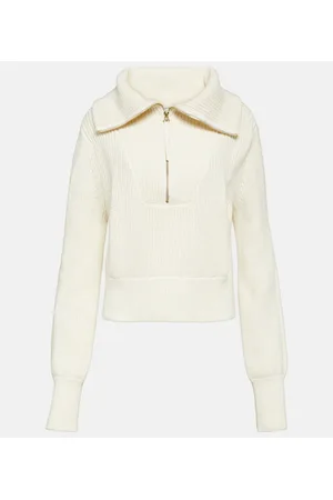 Varley Mentone cotton half-zip sweater