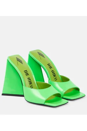 The Attico Devon patent leather mules