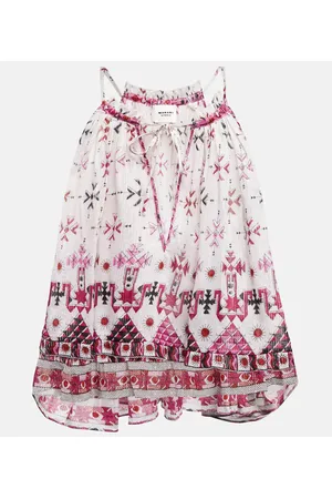 Marant Etoile Fabino printed cotton top