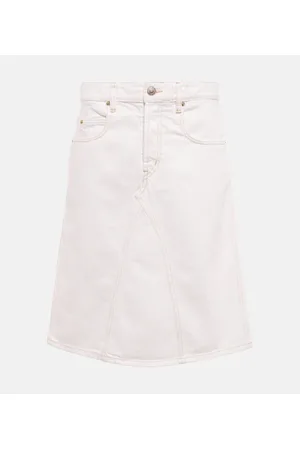 Marant Etoile Fiali denim midi skirt