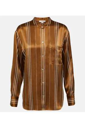 Vince Striped silk shirt