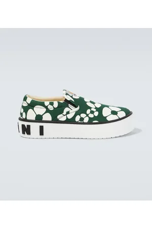 Marni X Carhartt floral slip-on sneakers