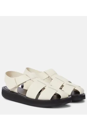 The Row Fisherman leather sandals
