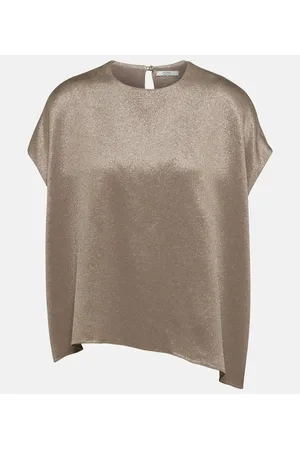 Fforme Ethel metallic top