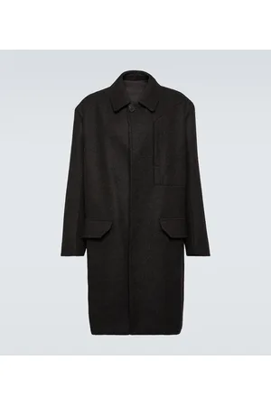 Rick Owens Jumbo virgin wool coat
