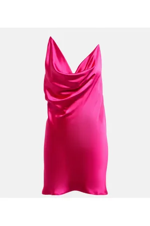 Y / PROJECT Invisible strap satin minidress