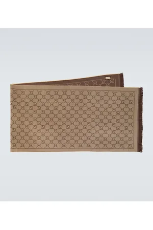Gucci GG wool jacquard scarf