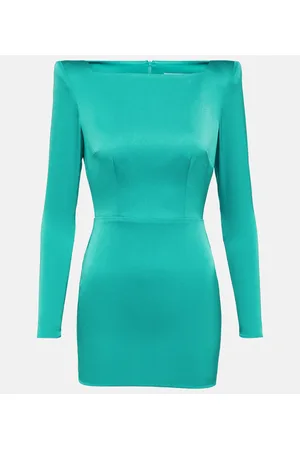 ALEX PERRY CrÃªpe satin minidress