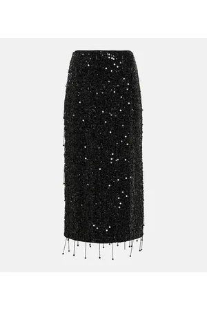 Simkhai Gisele sequined midi skirt
