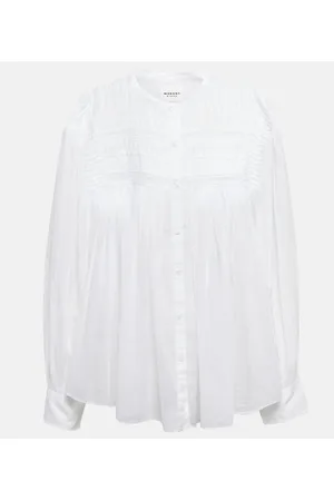 Marant Etoile Plalia oversized cotton blouse