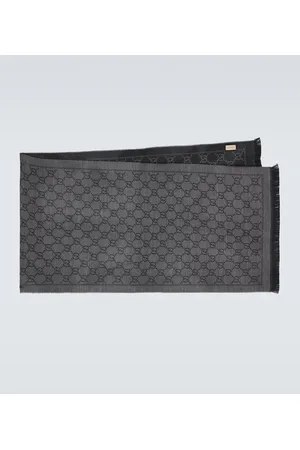 Gucci GG wool jacquard scarf