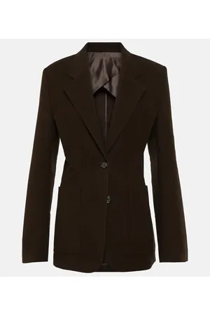 Totême Single-breasted cotton blazer