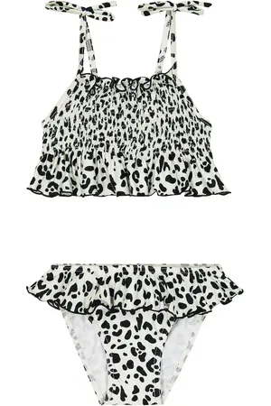 Suncracy Amalfi printed smocked bikini set