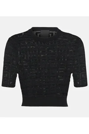 Givenchy 4G jacquard cropped top