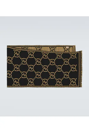 Gucci GG wool jacquard scarf