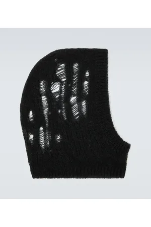 Rick Owens Distressed ski mask
