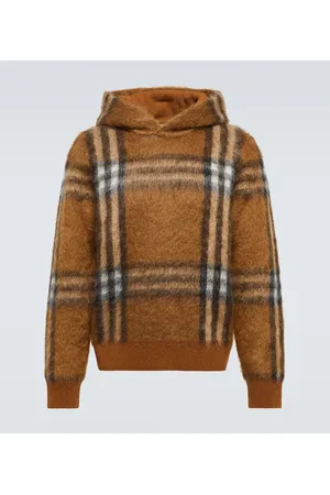 Burberry Checked jacquard hoodie