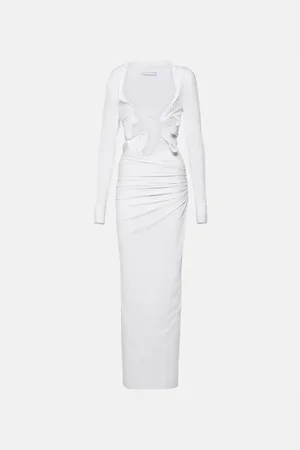 CHRISTOPHER ESBER Venus Plunge jersey maxi dress