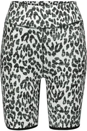 The Upside Dance leopard-print biker shorts