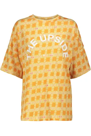 The Upside Carla printed cotton-blend T-shirt