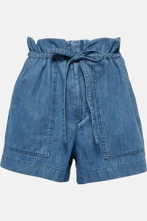 Marant Etoile Ipolyte high-rise denim shorts