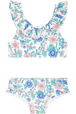 Louise Misha Primavera ruffled floral bikini