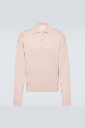 The Row Joyce cotton and cashmere polo sweater
