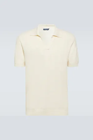Frescobol Carioca Rino cotton and silk polo shirt