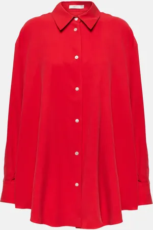 The Row Andra silk shirt