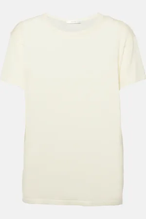 The Row Foz knitted cashmere T-shirt