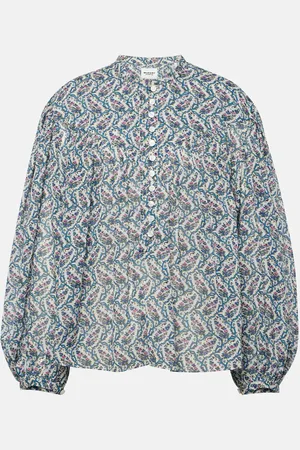 Marant Etoile Salika printed cotton top