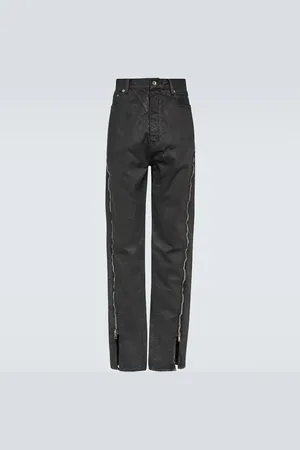 Rick Owens Bolan Banana high-rise bootcut jeans